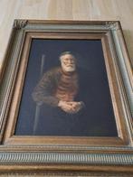 Schilderij portret in lijst 56,5 x 47,5 cm, Ophalen