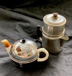 THEEPOT EN KOFFIEPOT STEL - VINTAGE, Overige materialen, Overige typen, Overige stijlen, Gebruikt