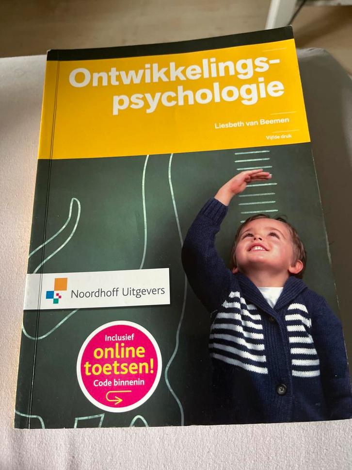 Ontwikkelingspsychologie - Liesbeth van Beemen, Boeken, Studieboeken en Cursussen, Zo goed als nieuw, HBO, Alpha, Ophalen of Verzenden