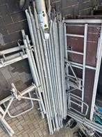 Layher steiger gegalvaniseerd, Doe-het-zelf en Verbouw, Steigers, Ophalen, Rolsteiger of Kamersteiger, 5 meter of hoger