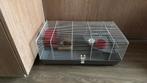 Mooie hamsterkooi rood met spullen, Minder dan 60 cm, Kooi, Minder dan 75 cm, Ophalen of Verzenden