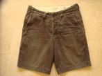 ABERCROMBIE & FITCH NEW YORK  heren jeansshort,  maat 50, Gedragen, Grijs, Maat 48/50 (M), Ophalen of Verzenden