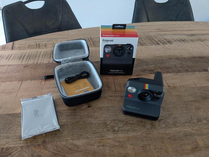 Polaroid Now instant Camera + 13 Foto's (i-Type Film), Audio, Tv en Foto, Fotocamera's Digitaal, Zo goed als nieuw, Overige Merken