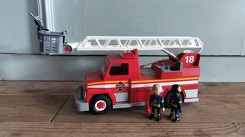 Playmobil 5980 brandweer brandweerwagen hoogwerker bluswagen beschikbaar voor biedingen
