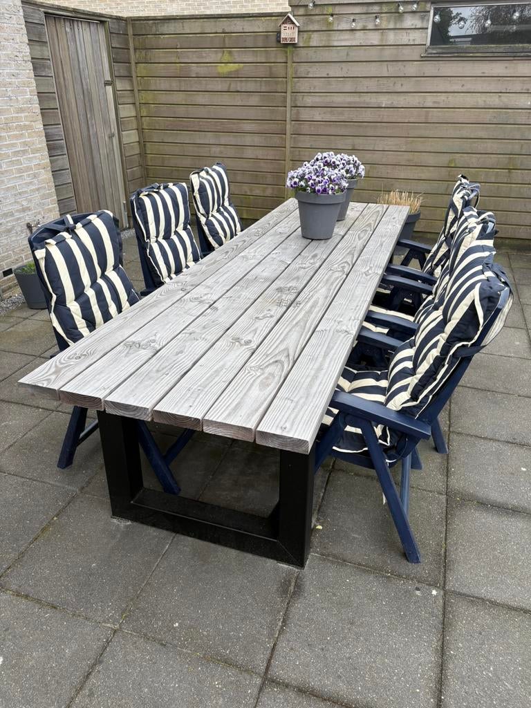 Hartman Tuinstoelen Inclusief Kussens, Tuin en Terras, Ophalen, Kunststof, Gebruikt, Stoel