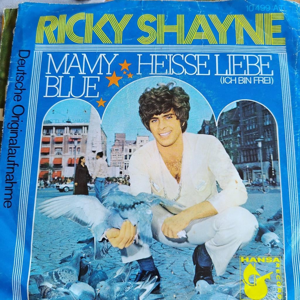 Ricky Shayne -Mamy Blue / Heisse Liebe (Ich Bin Frei) 7 inc, Gebruikt, Originele persing, 7 inch, Ophalen of Verzenden