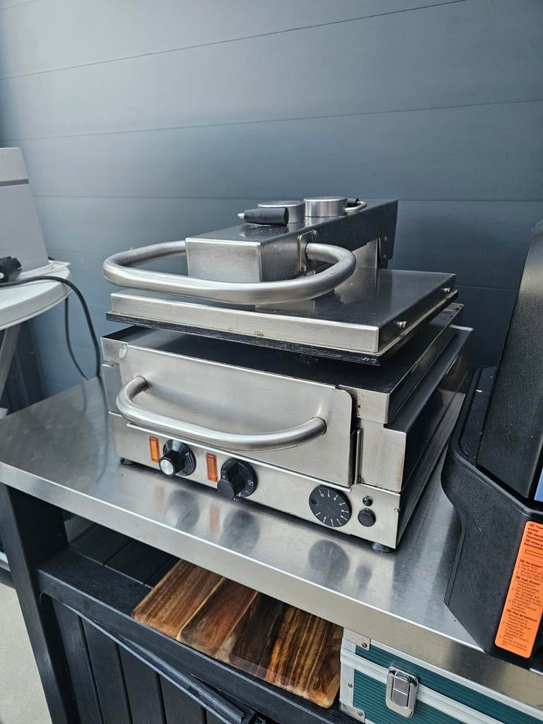 Silex Hamburger Clamshell - Contactgrill - Snel en Efficiënt, Gebruikt, Onbekend, Ophalen of Verzenden, Onbekend