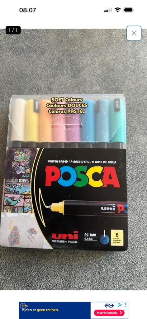 Posca Markers, Hobby en Vrije tijd, Tekenen, Nieuw, Potlood of Stift, Ophalen of Verzenden