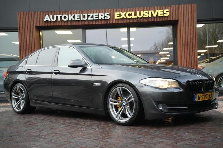 BMW 5-serie 523i High Executive Harman/Kardon Lederen bekled, Auto's, BMW, Bedrijf, Te koop, 5-Serie, ABS, Airbags, Airconditioning