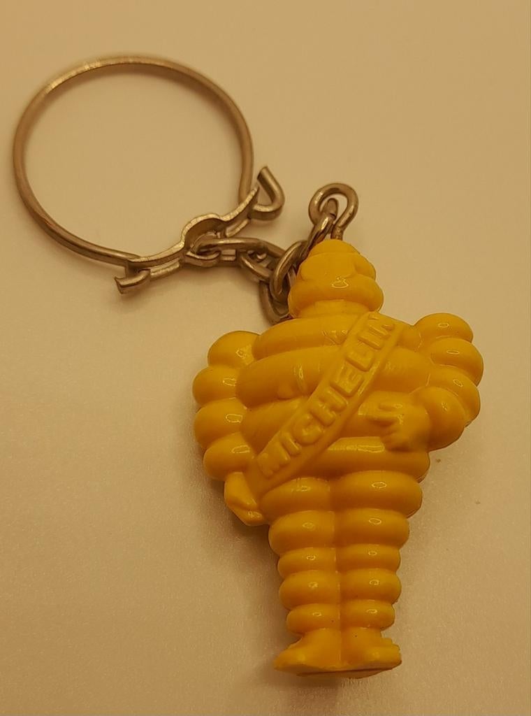 Vintage Michelin Bibendum sleutelhanger, Ophalen of Verzenden, Gebruikt, Gebruiksvoorwerp