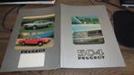 Folder PEUGEOT 504 Cabriolet - Coupe , modellen  1980, Verzenden, Nieuw, Peugeot