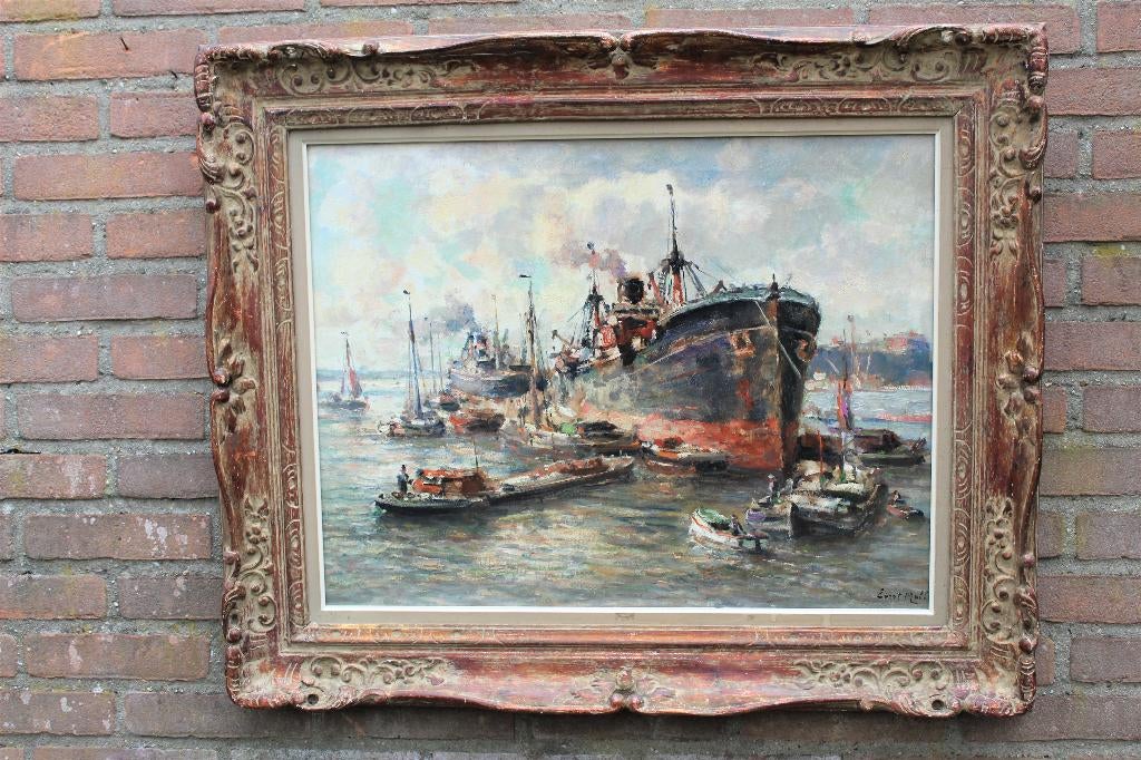 EVERT MOLL , HAVENGEZICHT 1878-1955., Ophalen