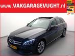 Mercedes-Benz C-klasse Estate 180 157pk AUT.-9|Panoramaschui, Auto's, 12 maanden, Achterwielaandrijving, 4 cilinders, Blauw