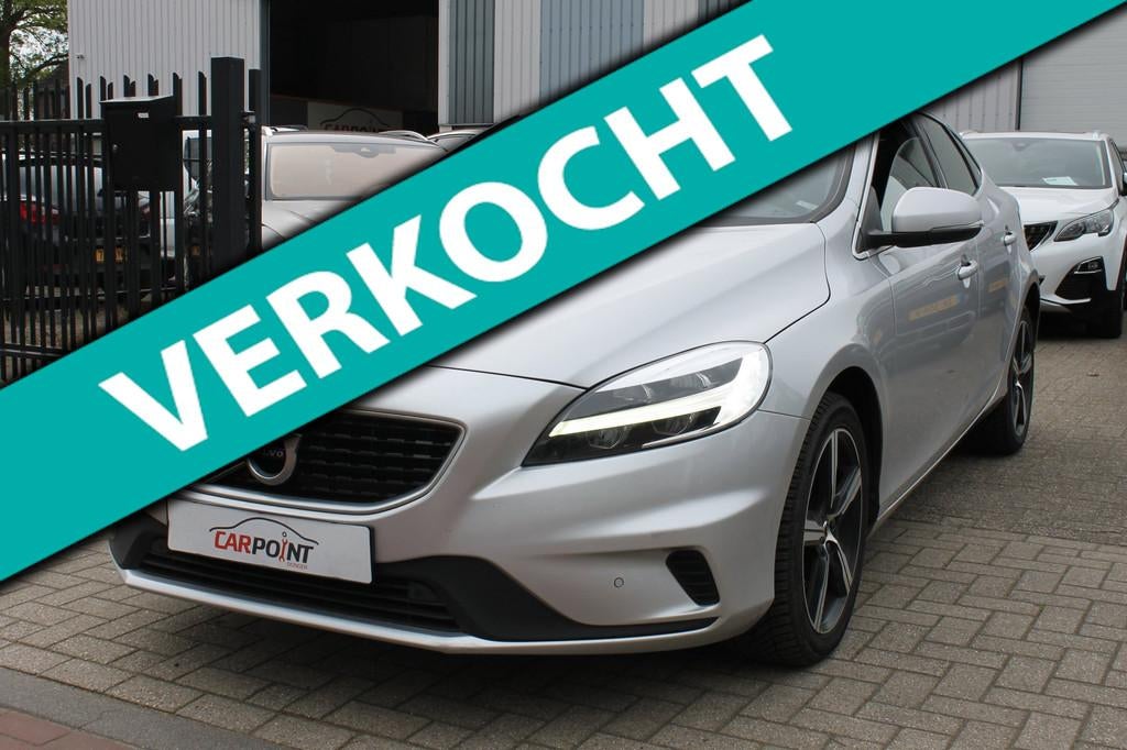 Volvo V40 1.5 T2 R-Design Leer Clima Cruise Trekhaak LED, Auto's, Volvo, Bedrijf, Te koop, V40, ABS, Airbags, Airconditioning