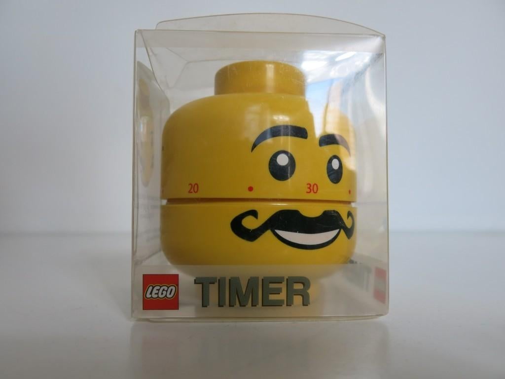LEGO Minifiguur Hoofd Keukentimer nieuw, Ophalen of Verzenden, Nieuw