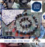 Heinen Delftsblauw sieraden set "Hertogin", nieuw, Verzenden, Nieuw