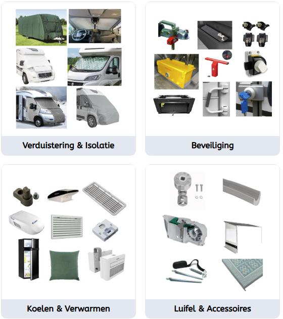 Camper en Caravan onderdelen hier te koop bezoek website!, Caravans en Kamperen, Camper-accessoires, Ophalen of Verzenden, Nieuw