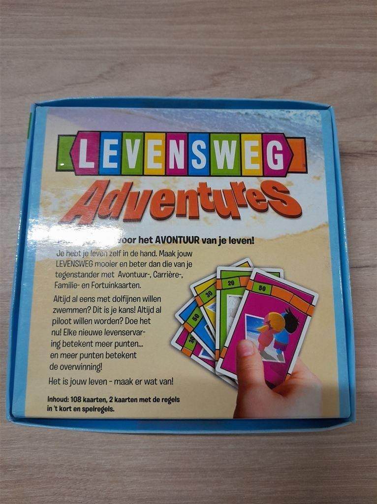 Levensweg adventures kaartspel - s4686, Verzenden, Zo goed als nieuw