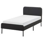 Ikea 1pers slatum bedframe letherlook (excl. Matras), Ophalen, Eenpersoons, 90 cm