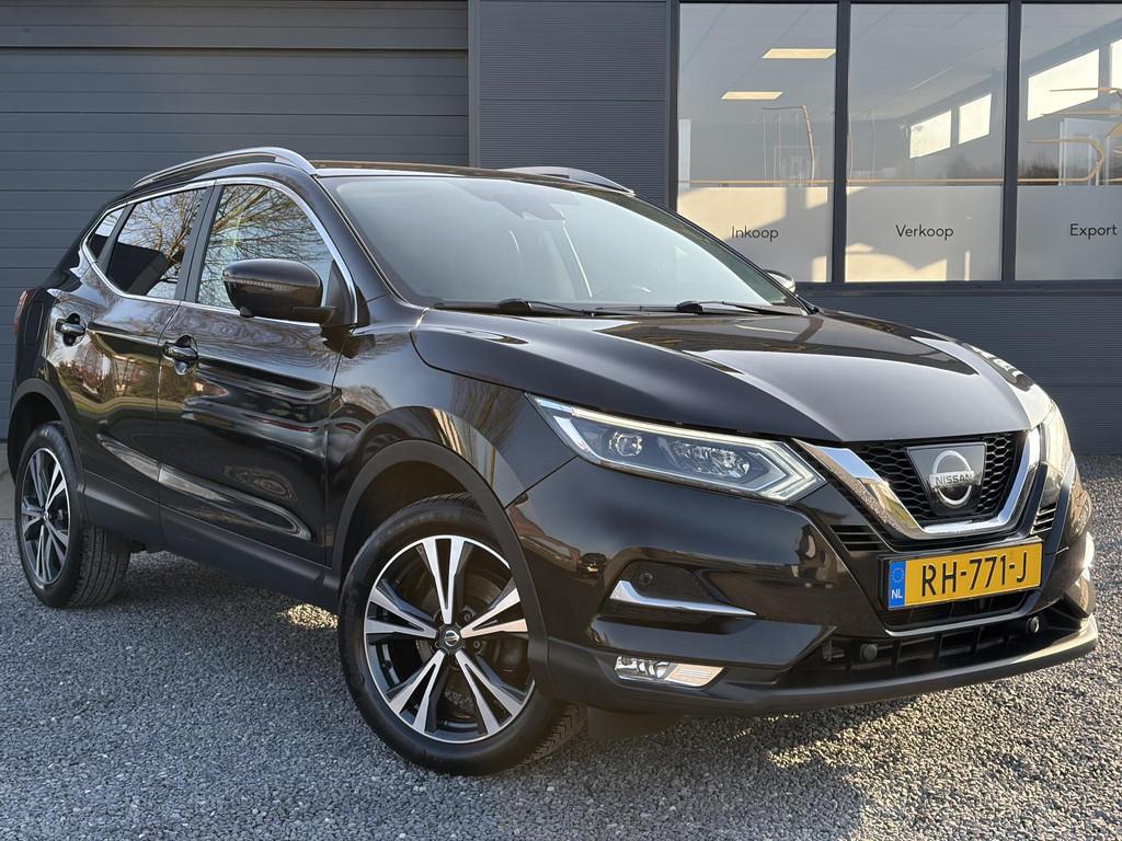 Nissan Qashqai 1.2 N-Connecta 360° Camera,Pano,Navi,Keyless, Auto's, Nissan, Voorwielaandrijving, Stof, Gebruikt, Euro 6