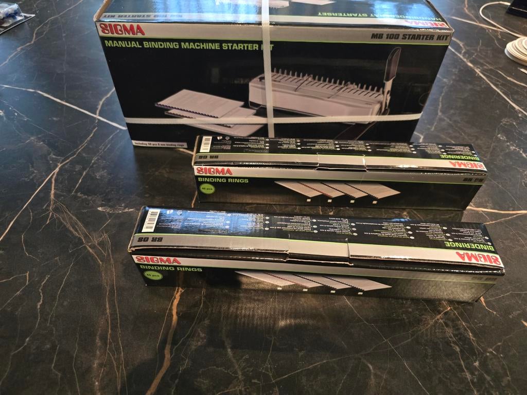 Sigma MB 100 Starter Kit Bindmachine en Bindringen, Diversen, Ophalen