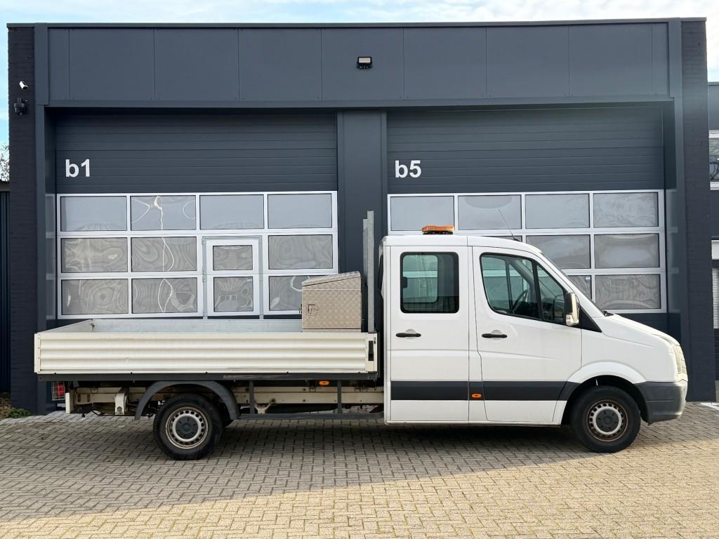 Volkswagen CRAFTER 35 2.0 TDI L3 Dubbel cabine Euro6 Pick-up, Auto's, Bestelauto's, Volkswagen, Wit, Bedrijf, Elektrische ramen