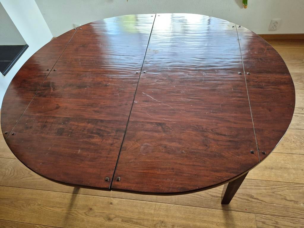 Kersenhout eettafel, Huis en Inrichting, Ophalen, Gebruikt, 100 tot 150 cm, 200 cm of meer