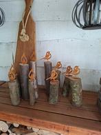 Vogeltje op stammetje cortenstaal look, Ophalen of Verzenden, Nieuw