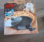 AFK elektrische hapjespan 30 cm met deksel – 1500W, Witgoed en Apparatuur, Gourmetstellen, Ophalen of Verzenden, Zo goed als nieuw
