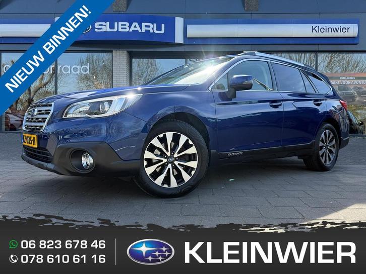 Subaru Outback 2.5 PREMIUM EYESIGHT | Leder | Navi |Schuif/k, Auto's, Subaru, Bedrijf, Te koop, Outback, 4x4, ABS, Achteruitrijcamera