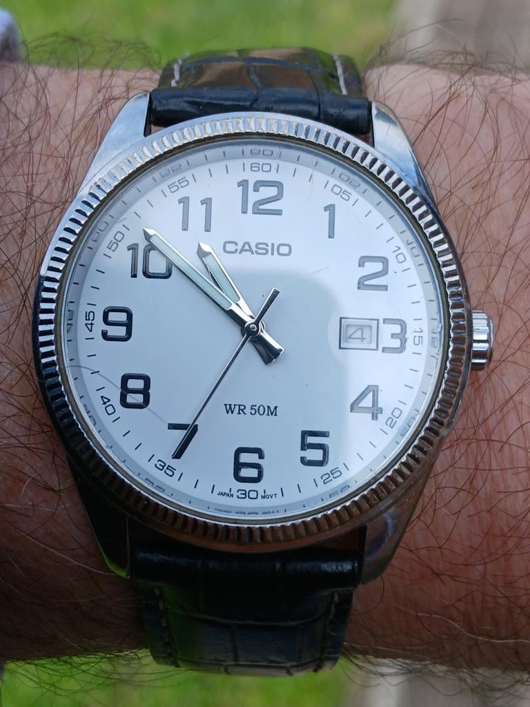 Vintage Casio WR 50M polshorloge, Ophalen of Verzenden