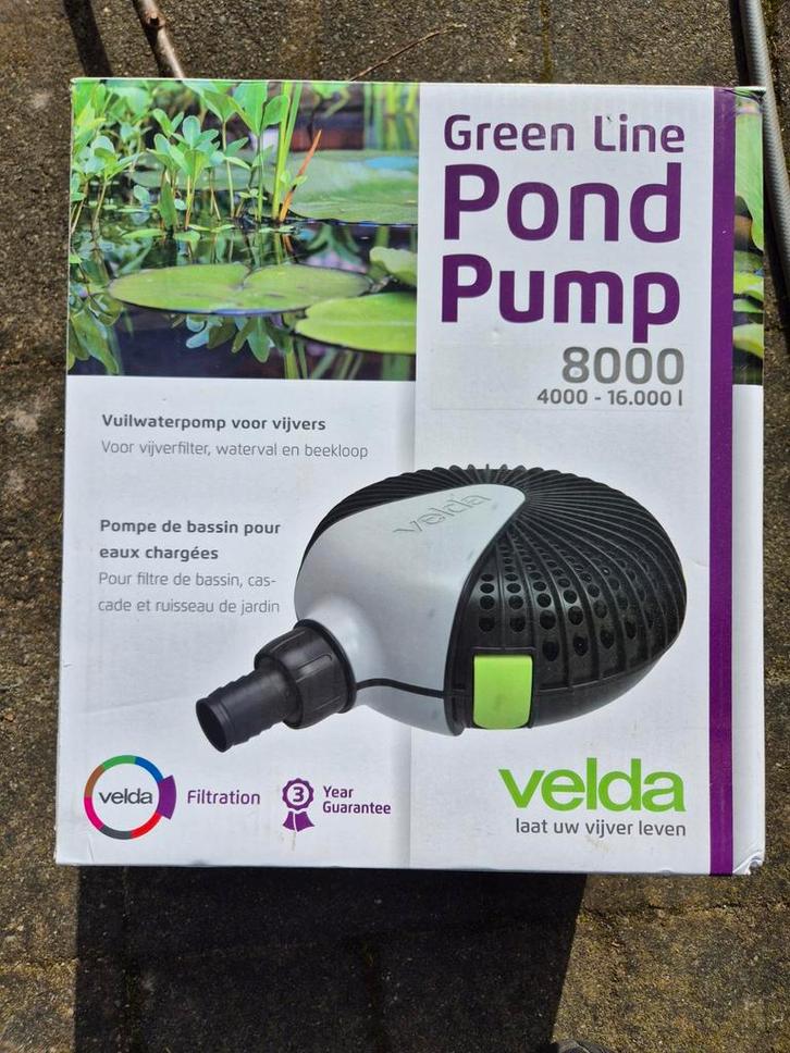 Velda Green Line Pond Pump 8000, Tuin en Terras, Vijver-toebehoren, Verzenden