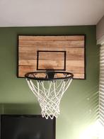 Uniek handgemaakt basketbalbord van hout, Sport en Fitness, Basketbal, Ophalen, Zo goed als nieuw, Ring, Bord of Paal