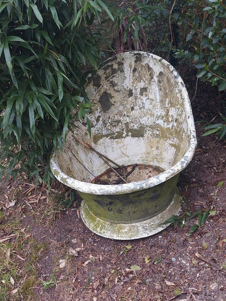 Antiek zinken zitbad, Antiek en Kunst, Antiek | Overige Antiek, Ophalen