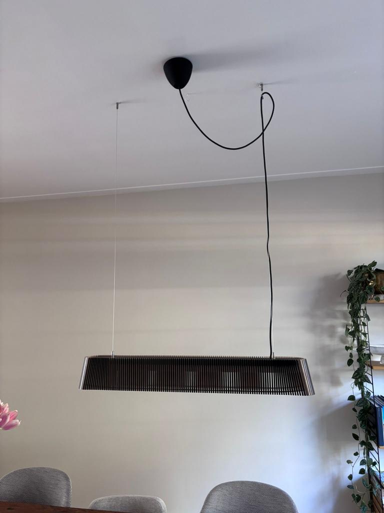 Secto Design Owalo 7000 hanglamp zwart, Ophalen, Zo goed als nieuw, Hout, Minder dan 50 cm