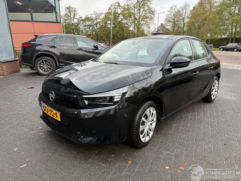Opel CORSA-E 50 kWh Hatchback 5-dr. (bj 2024, automaat), Auto diversen, Schadeauto's, Automaat, Zwart, Elektrisch, Opel