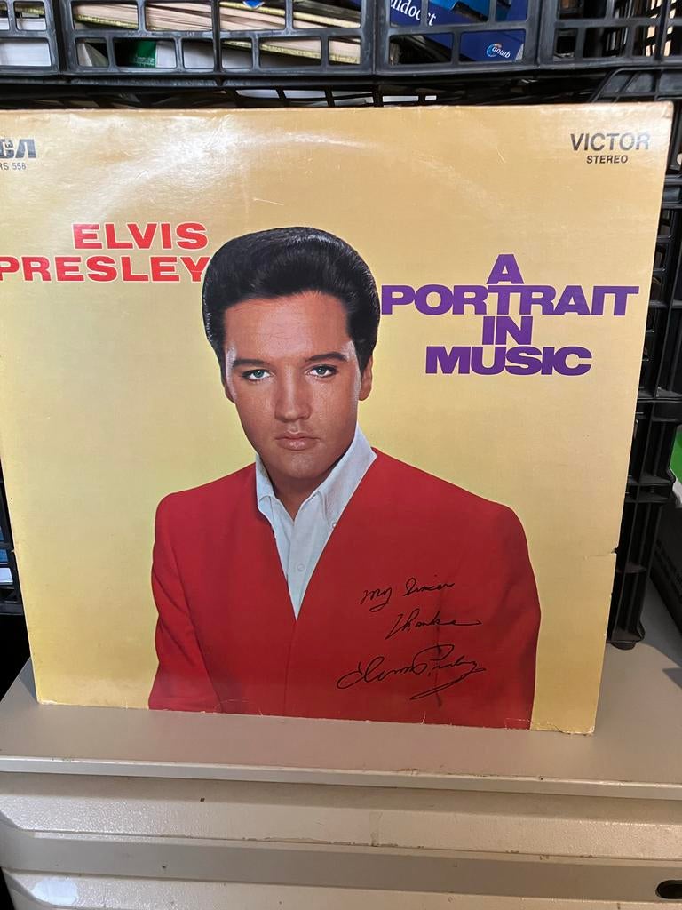 Elvis Presley - A Portrait in Music LP, Gebruikt, 1970 - 1979, 12 inch, Fotohoes