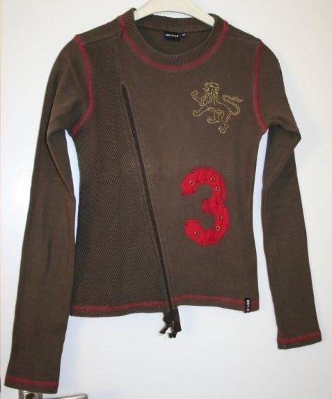 Whatever. Trui. Bruin. Maat XS / S., Kleding | Dames, Truien en Vesten, Zo goed als nieuw, Maat 34 (XS) of kleiner, Bruin, Ophalen of Verzenden