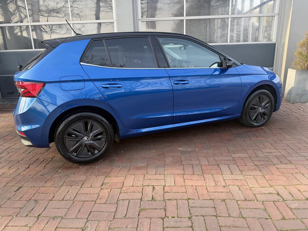 Skoda Fabia 1.0 TSI Business Edition | Bi-Tone | VC | Clima, Auto's, Skoda, Voorwielaandrijving, Stof, Gebruikt, Blauw