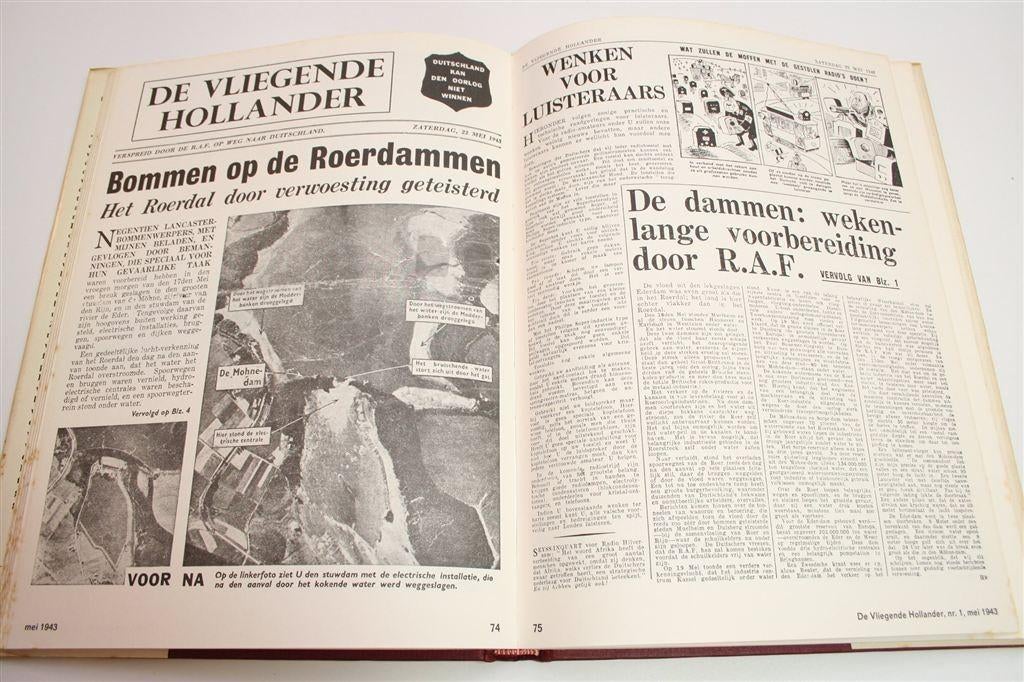 De Vliegende Hollander & Co — Facsimile Vlugschriften WO2, Boeken, Ophalen of Verzenden, Tweede Wereldoorlog, Gelezen, Overige onderwerpen