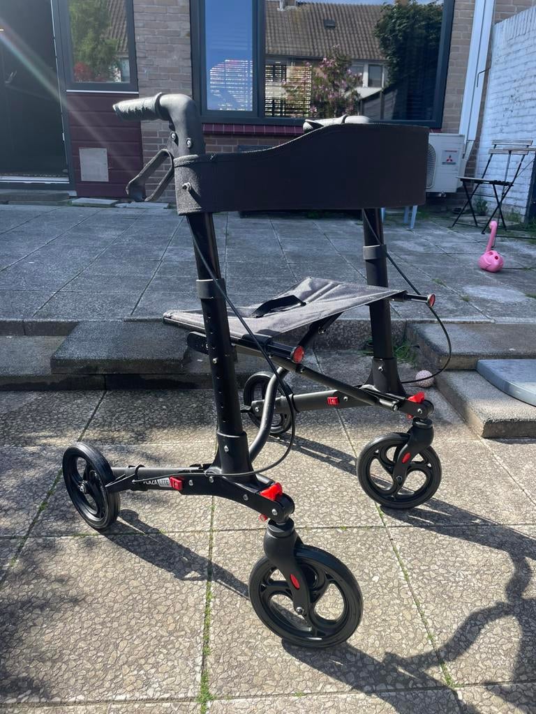 Plaza elite rollator nooit buitenhuis gebruikt, Ophalen, Opvouwbaar, Nieuw
