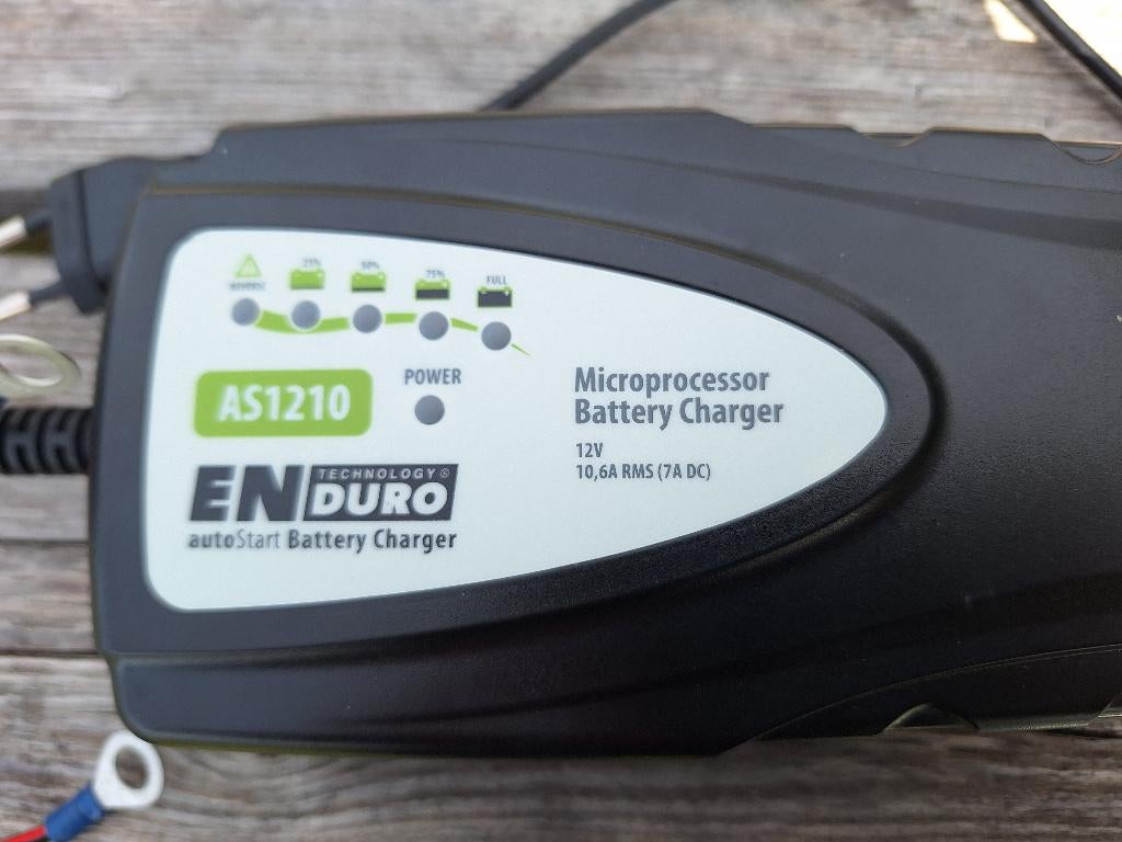 acculader Enduro AS1210, Ophalen, Gebruikt