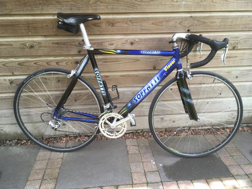Racefiets Soffatti AluAero 7005 Campagnolo Mirage 9speed, 28 inch, Gebruikt, Heren, Aluminium