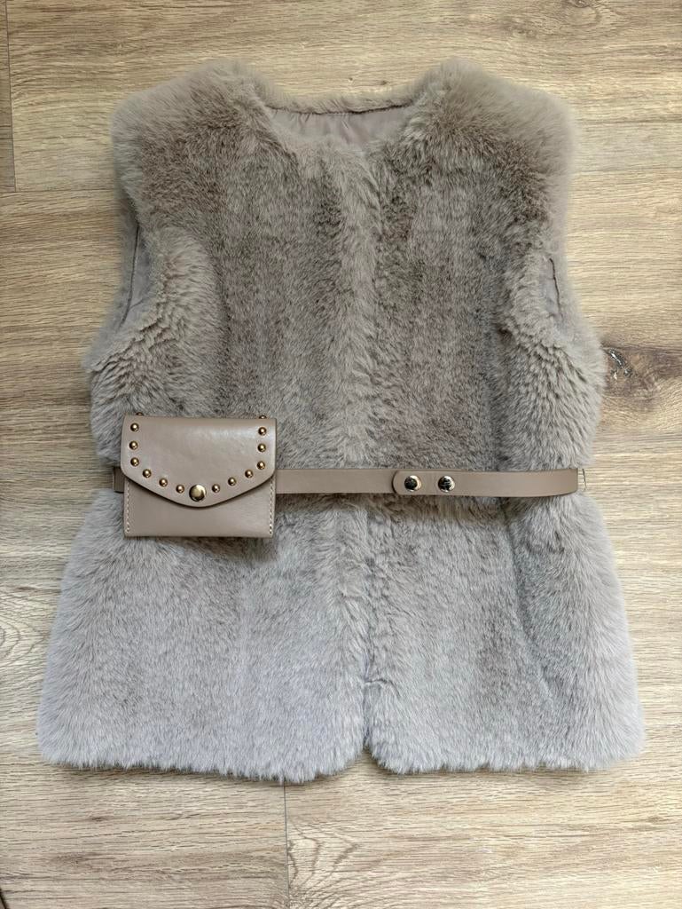Mayoral | Bruin meisjes gilet in maat 104, Ophalen of Verzenden, Zo goed als nieuw, Meisje, Trui of Vest