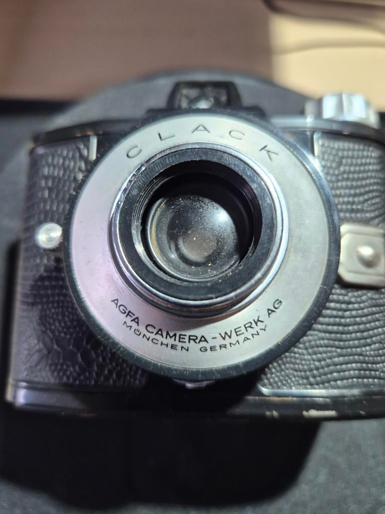 Vintage Agfa Clack Camera - Klassieke Fotocamera, Ophalen of Verzenden, Gebruikt, Compact, Overige Merken