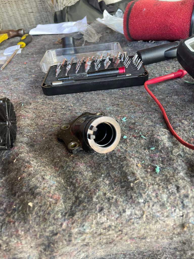Spruitstuk Minarelli/Aerox - 17.5mm Dellorto - ZGAN, Ophalen of Verzenden, Zo goed als nieuw, Overige typen, Yamaha