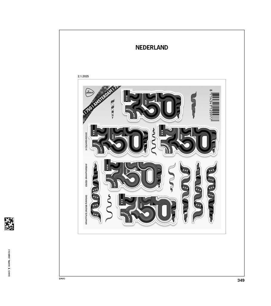 Davo Luxe Supplement Nederland Basis (1) 2025, Verzenden, Overige typen