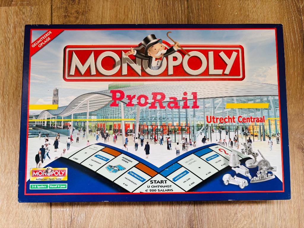 Monopoly ProRail, Hobby en Vrije tijd, Vijf spelers of meer, Ophalen of Verzenden, Zo goed als nieuw