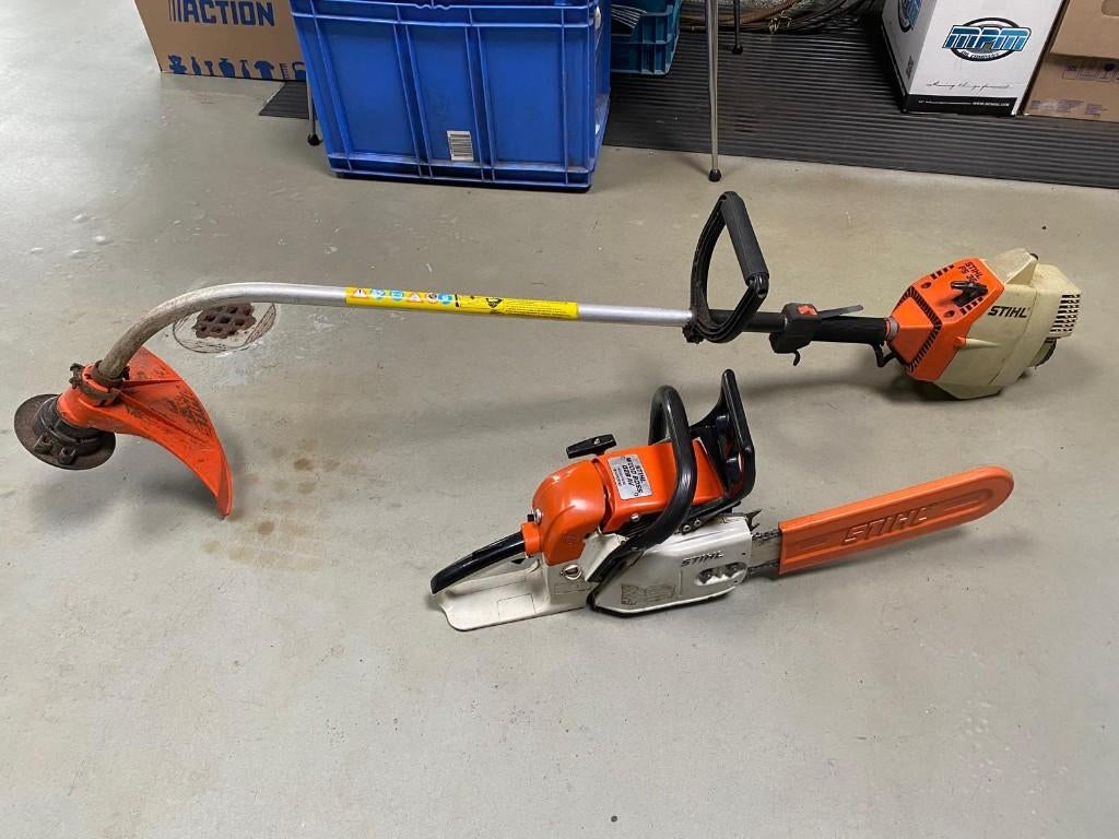 Stihl motor kettingzaag en trimmer, Ophalen, Gebruikt, Overige soorten, Stihl