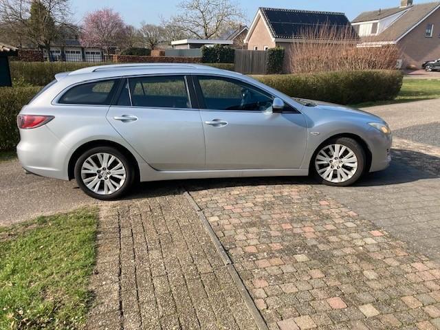 Mazda 6 1.8 Sportbreak 2008 Grijs, Auto's, Mazda, Particulier, ABS, Airbags, Airconditioning, Boordcomputer, Centrale vergrendeling